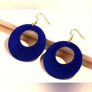 Blue Velvet Earrings